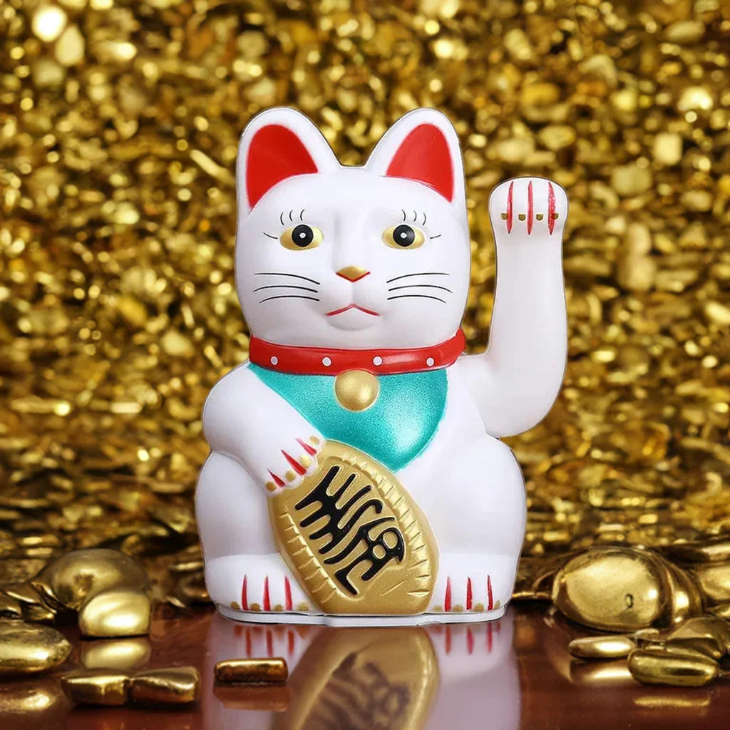 Invite Wealth & Fortune with the 5-Inch Feng Shui Lucky Cat