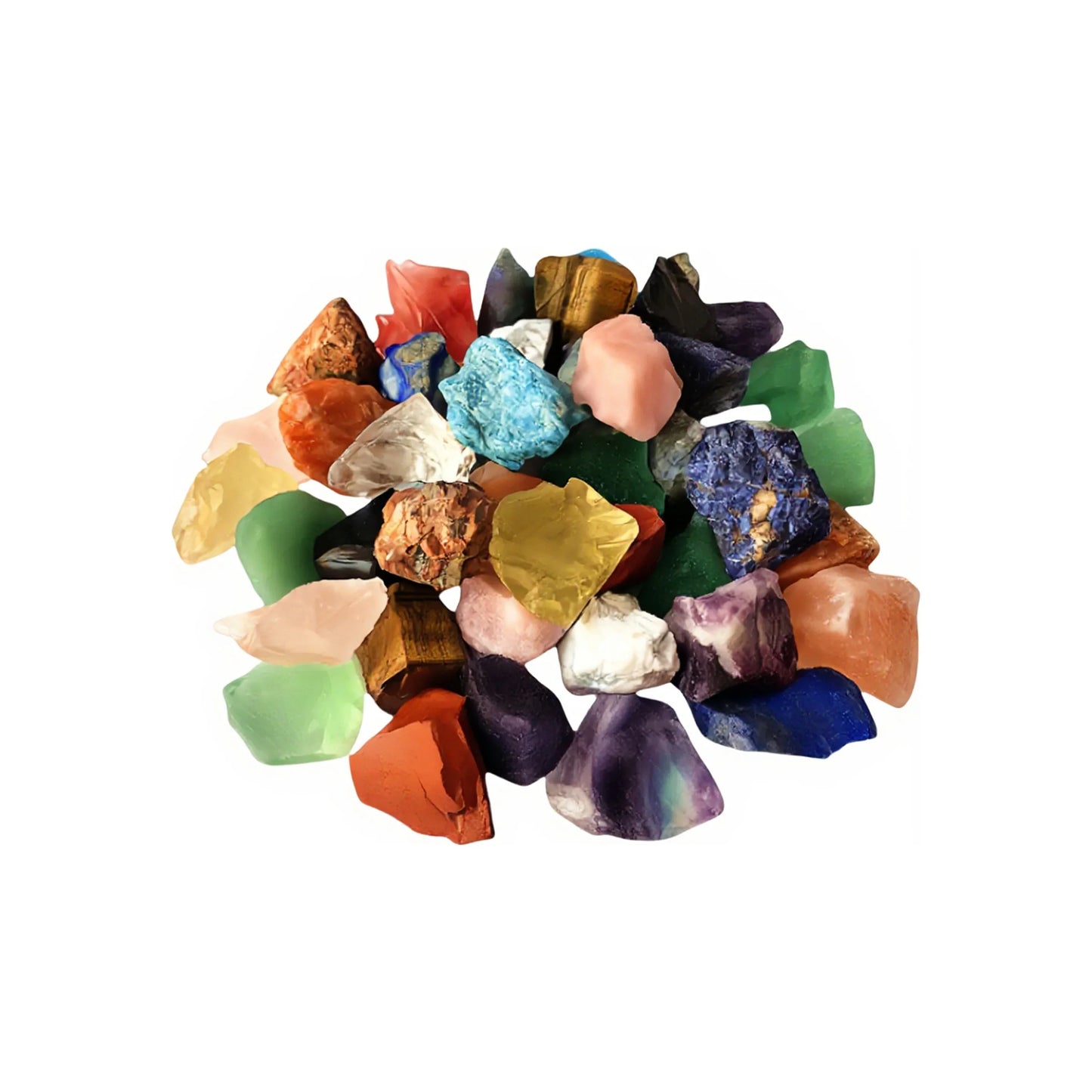 Large Mixed Natural Crystal Stones – Feng Shui Raw Gemstone Collection for Energy Healing & Home Decor | Assorted Rough Crystals Gift Set