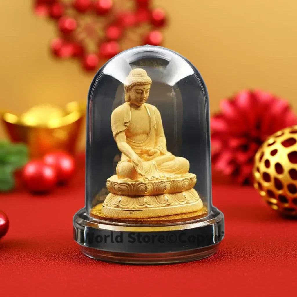 Asia Tenggara Thailand Buddha FENG SHUI HOME SHOP KERETA menyepuh emas berkhasiat patung Buddha Buddha Maha Kuasa