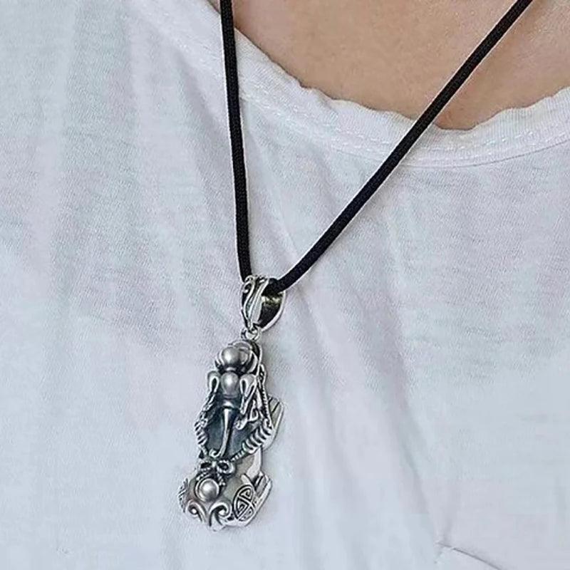 pendant necklace Vintage Pixiu Lucky Pendant Necklace Chinese Fengshui Pixiu Bring Wealth Lucky Animal Charm Necklaces for Men Women Gift Jewelry