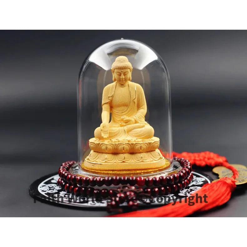 Asia Tenggara Thailand Buddha FENG SHUI HOME SHOP KERETA menyepuh emas berkhasiat patung Buddha Buddha Maha Kuasa