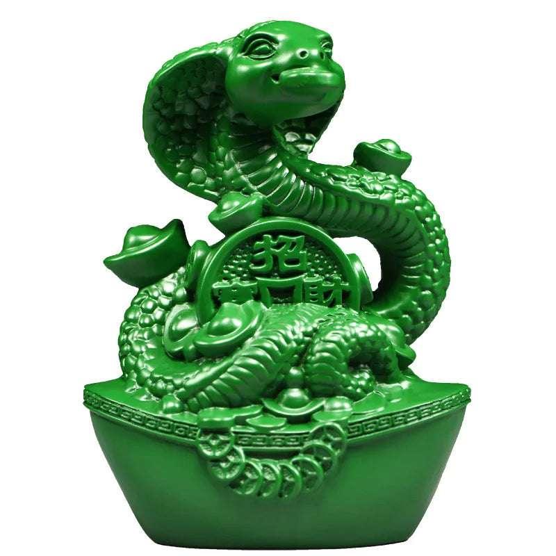 A4 Wooden Carving Snake Doll Ornaments Chinese Feng Shui Snake Figurines 2025 Year Of The Snake Snake Sculptur Decoration Crafts