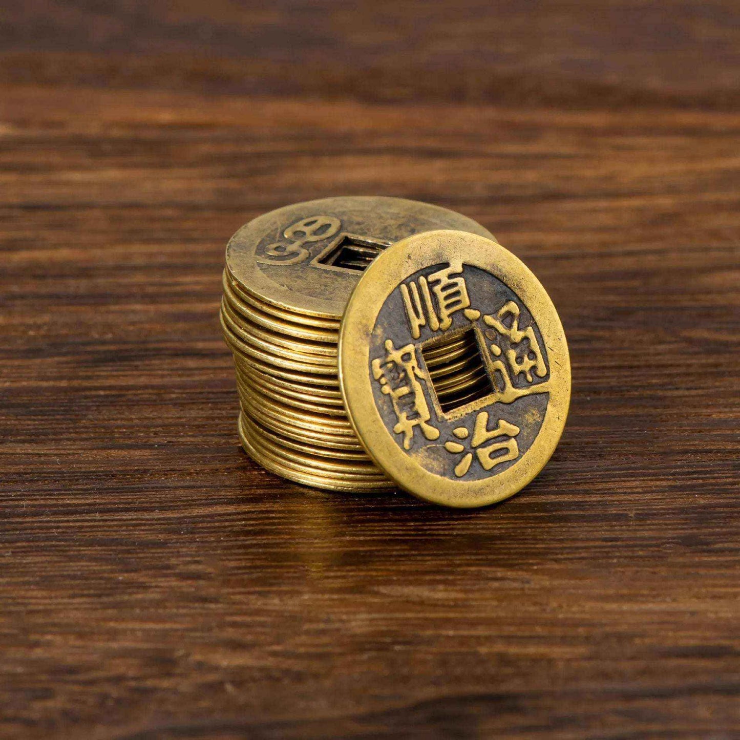 Chinese Feng Shui Copper Coins Set 150Pcs Ancient I Ching Lucky Money Antique Collectible Blessing Gift