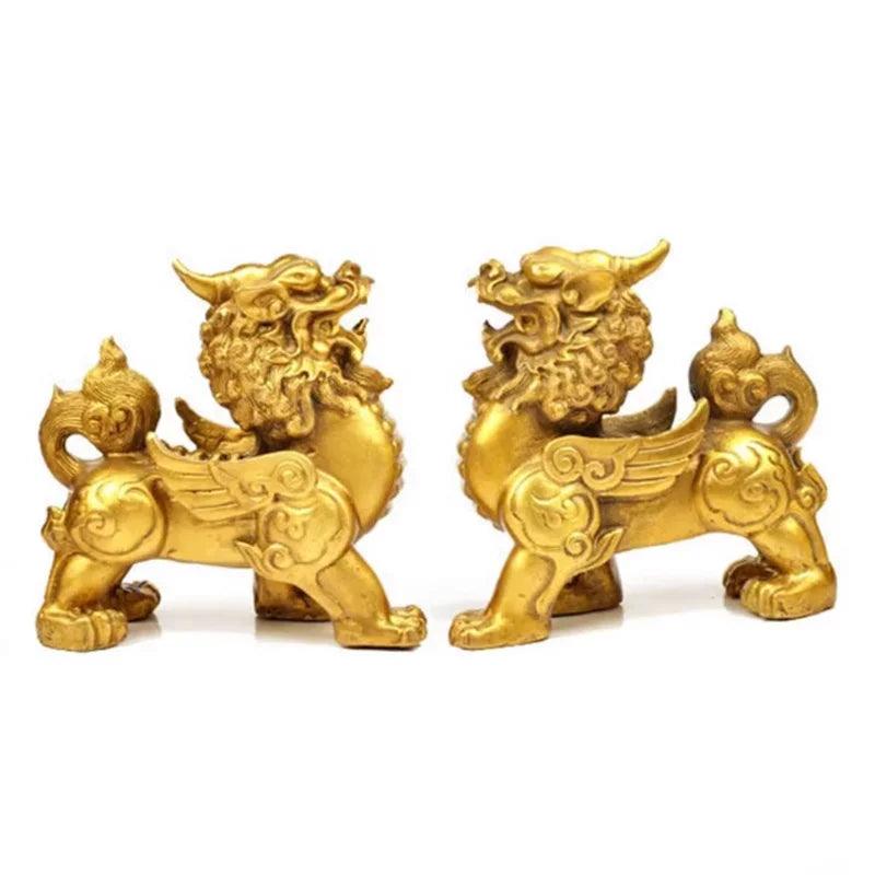 வீட்டு அலங்கார பாகங்கள் Xiupi ஆபரணங்கள் Zhenzhai Zhaocai Fengshui இமிடேஷன் தூய செம்பு Pixiu அலங்காரம் கடை அலுவலக கைவினைப் பரிசுகள்