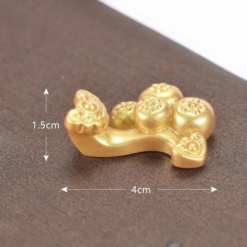 Gold Feng Shui Prosperity Money Tree Ornament for Spring Festival Home Decor