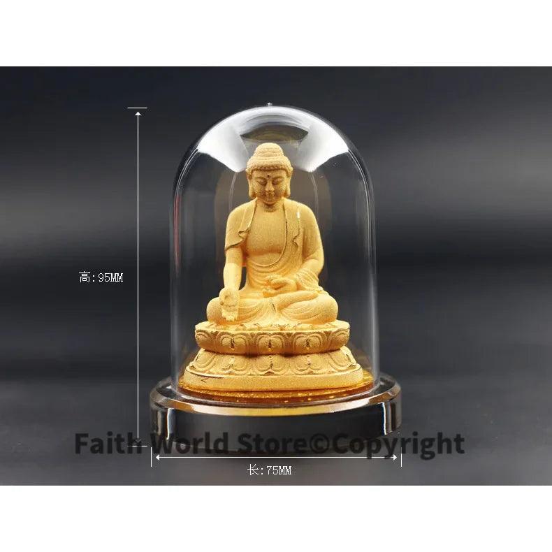 Asia Tenggara Thailand Buddha FENG SHUI HOME SHOP KERETA menyepuh emas berkhasiat patung Buddha Buddha Maha Kuasa