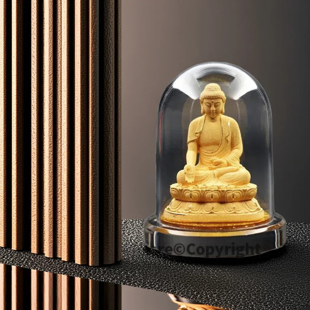 Asia Tenggara Thailand Buddha FENG SHUI HOME SHOP KERETA menyepuh emas berkhasiat patung Buddha Buddha Maha Kuasa