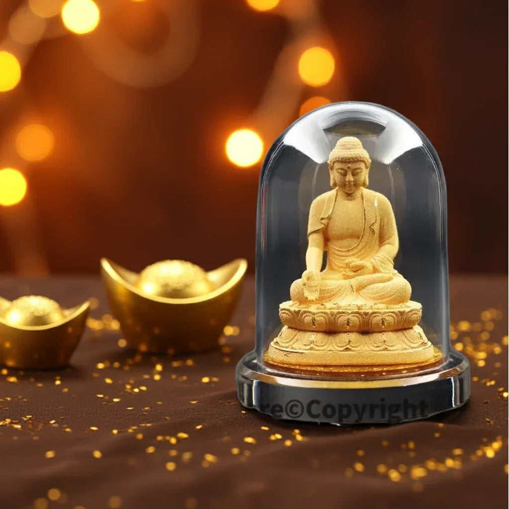 Asia Tenggara Thailand Buddha FENG SHUI HOME SHOP KERETA menyepuh emas berkhasiat patung Buddha Buddha Maha Kuasa