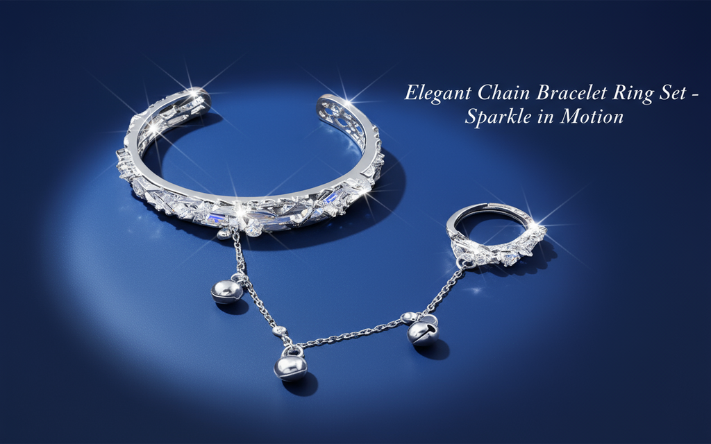 TGCF Hua Cheng & Xie Lian Cosplay Bracelet – Bell Ring Bangle & Adjustable Finger Ring Gift