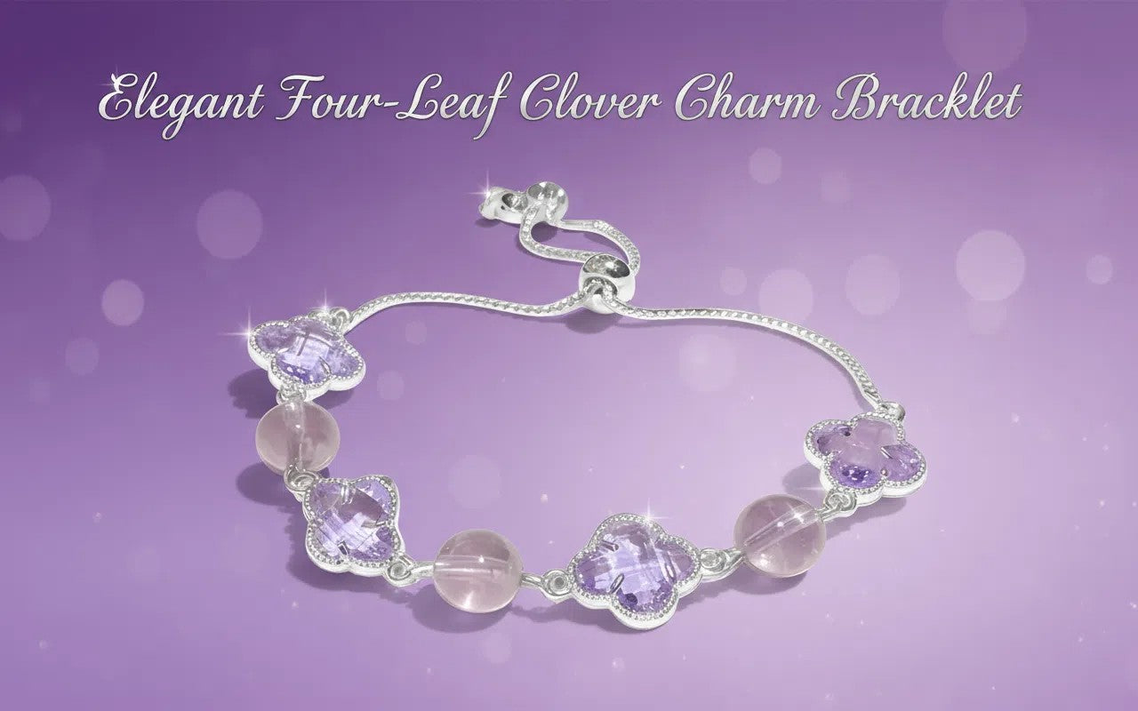 Crystal Flower Adjustable Bracelet Fashionable And Exquisite Wristband Light Luxury High-end Elegant Jewelry
