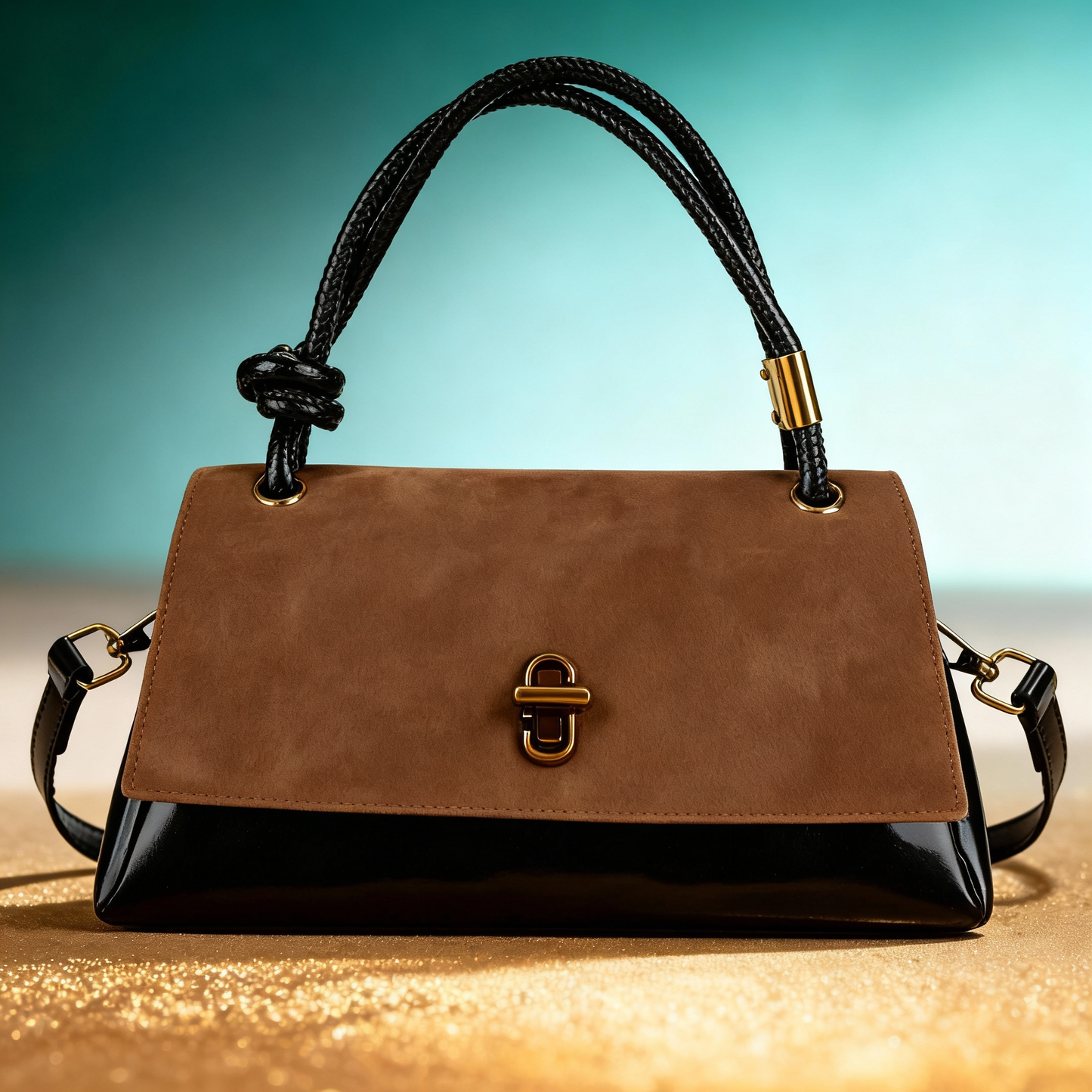 Suede & Leather Vintage Hobo Bag – Women’s Handbag & Crossbody, Perfect for Business & Casual