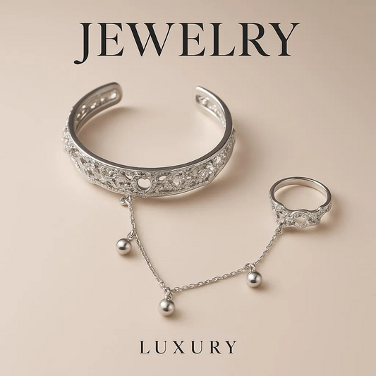 TGCF Hua Cheng & Xie Lian Cosplay Bracelet – Bell Ring Bangle & Adjustable Finger Ring Gift