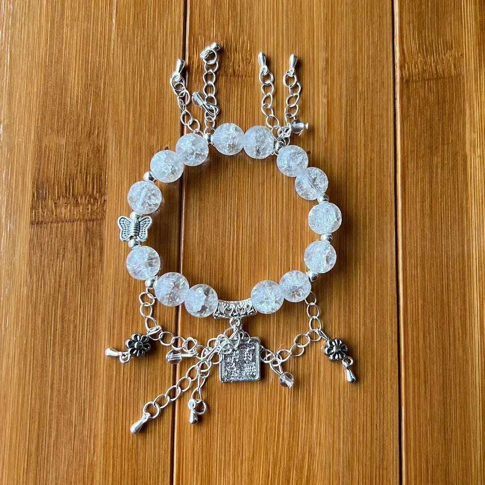 TGCF Cosplay Bracelet Set – Xie Lian & Hua Cheng Inspired Jewelry | Heaven Official’s Blessing Anime Accessory white bracelet AS SHOWN