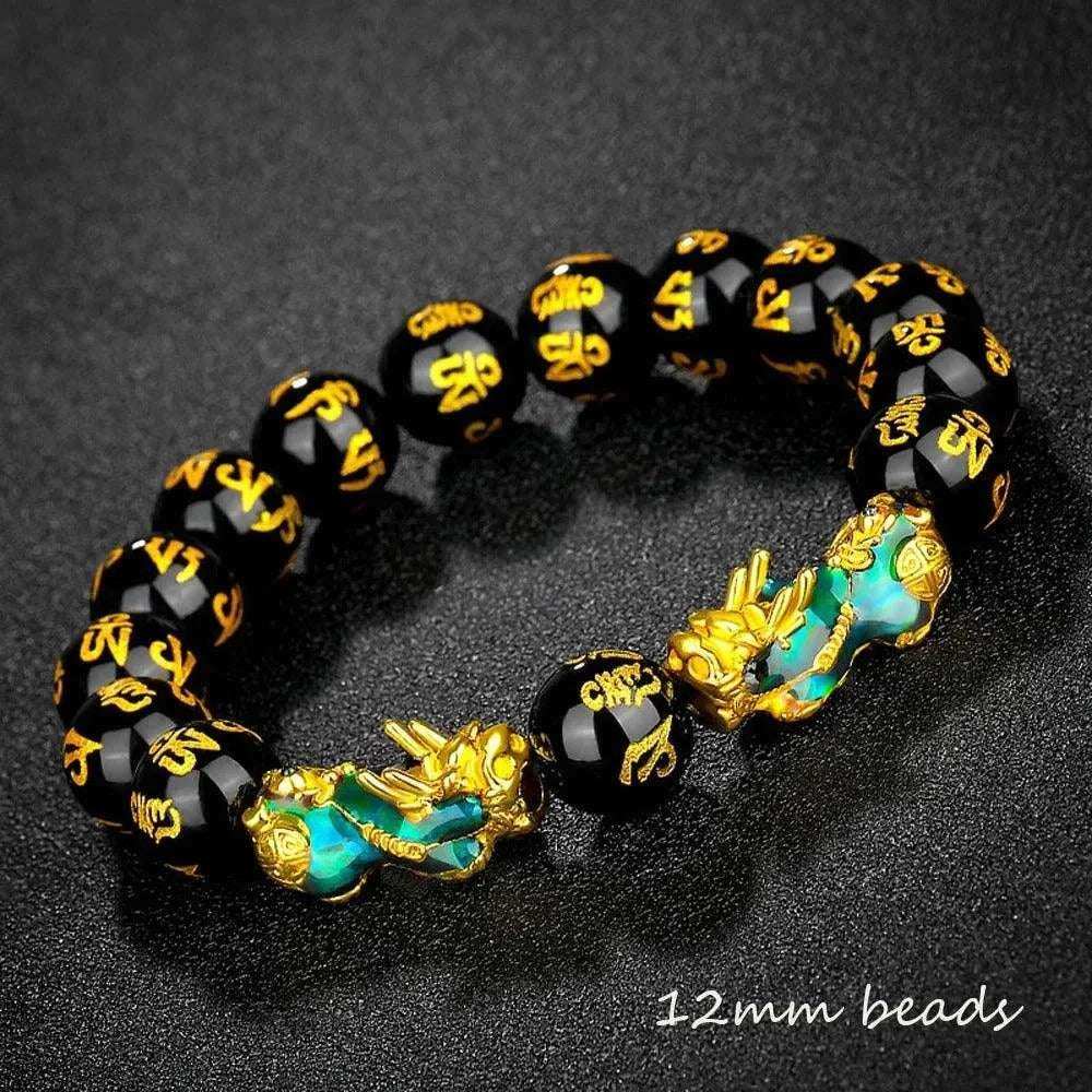 Feng Shui Wealth Obsidian Bracelet K