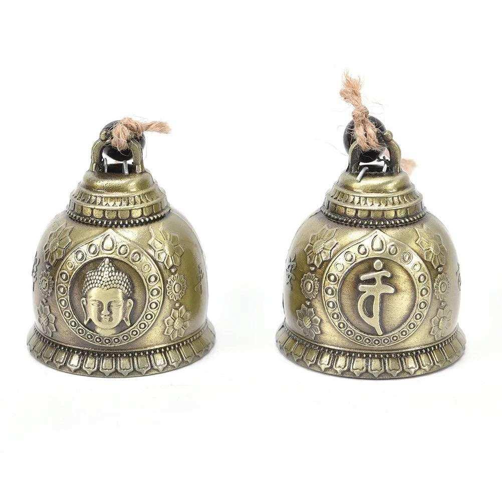 Lucky Feng Shui Wind Chime Buddha Bell for Home Car Blessing Decor