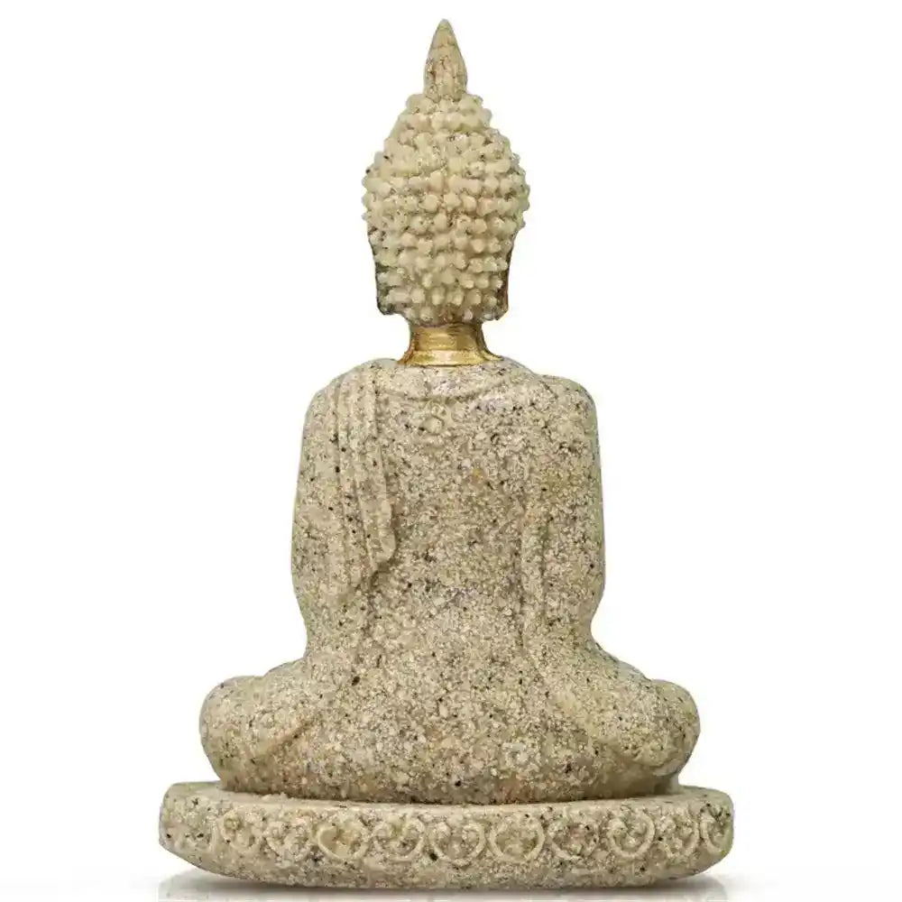 Mini Buddha Statue – Thai Sandstone Feng Shui Sculpture for Calm & Balance