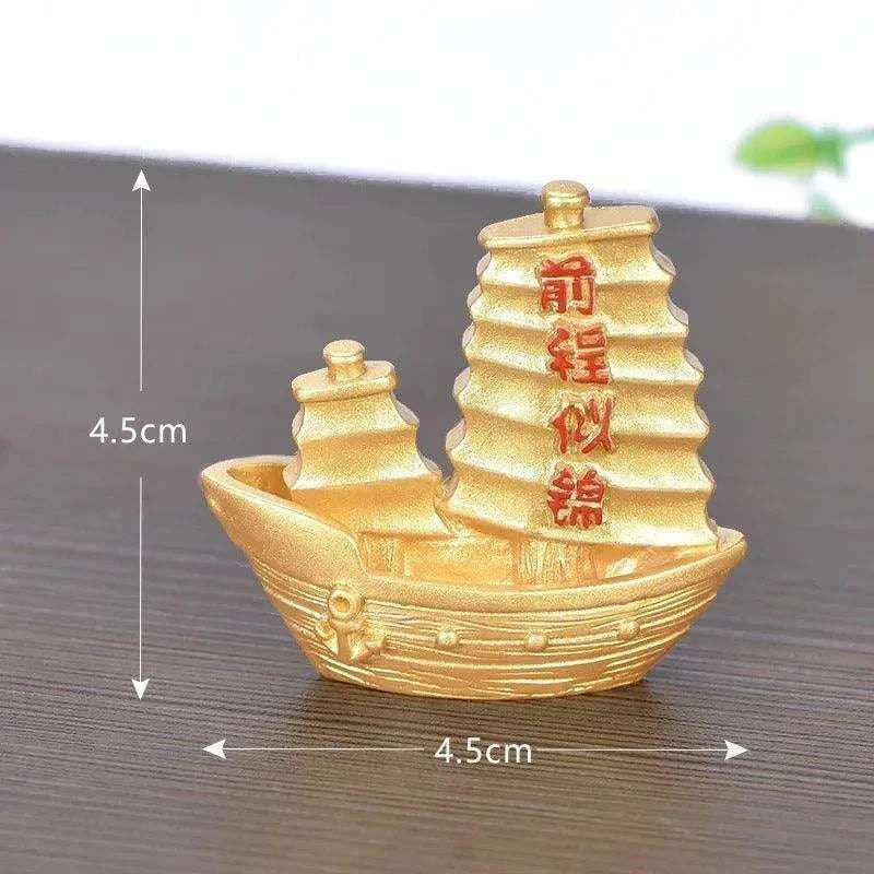 Gold Feng Shui Prosperity Money Tree Ornament for Spring Festival Home Decor 11