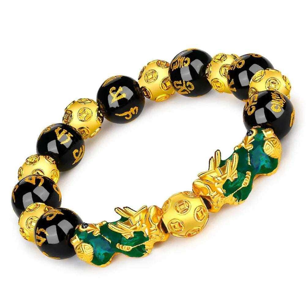 Feng Shui Wealth Obsidian Bracelet