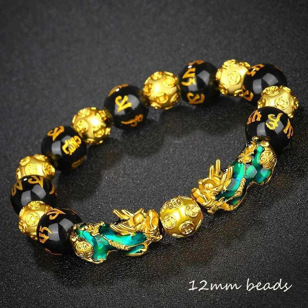 Feng Shui Wealth Obsidian Bracelet N