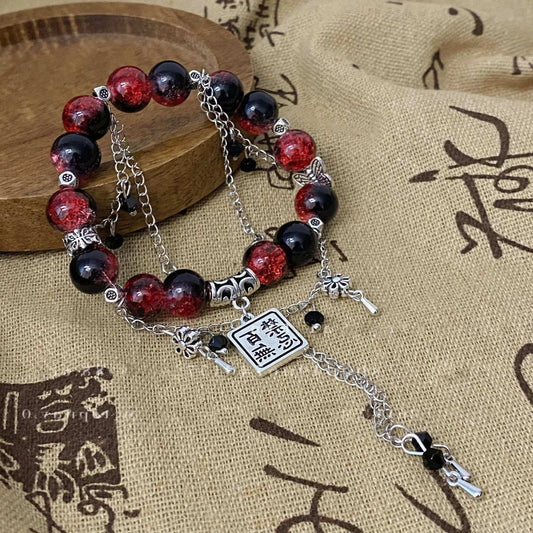 TGCF Cosplay Bracelet Set – Xie Lian & Hua Cheng Inspired Jewelry | Heaven Official’s Blessing Anime Accessory