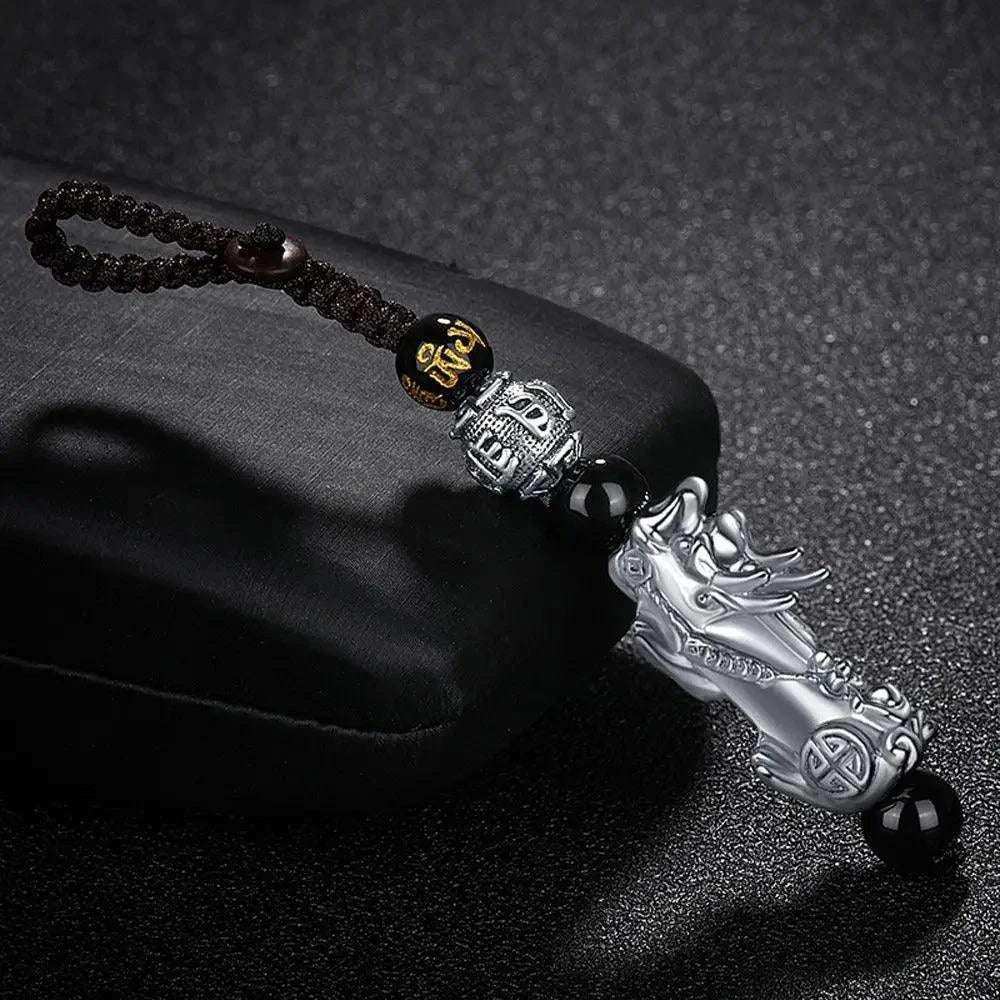 Chinese Pixiu Feng Shui Wealth Charm Keychain Pendant E