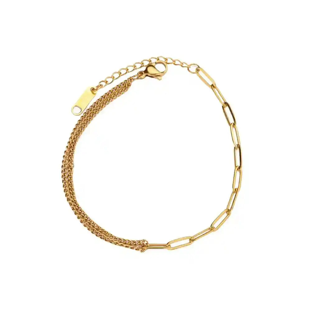 Gold-Plated Crystal Cross Bracelet for Women – Feng Shui Amulet for Protection & Good Luck, Fashion Stainless Steel Religious Jewelry