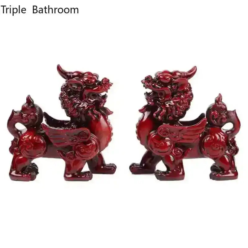 Xiupi Fengshui Decoration Zhenzhai Zhaocai Pixiu Home decoration accessories Resin Craft Gifts Gift for store opening