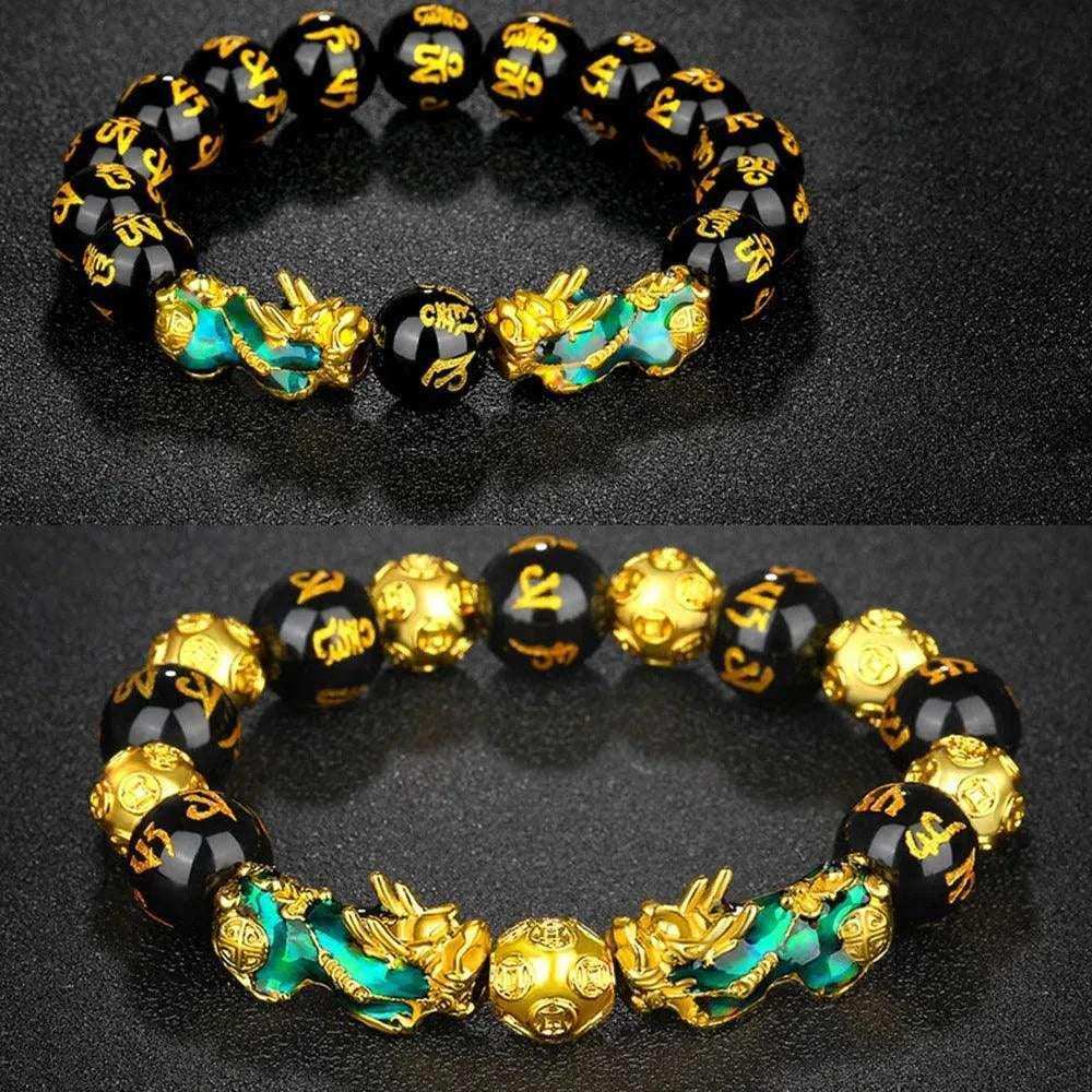 Feng Shui Wealth Obsidian Bracelet