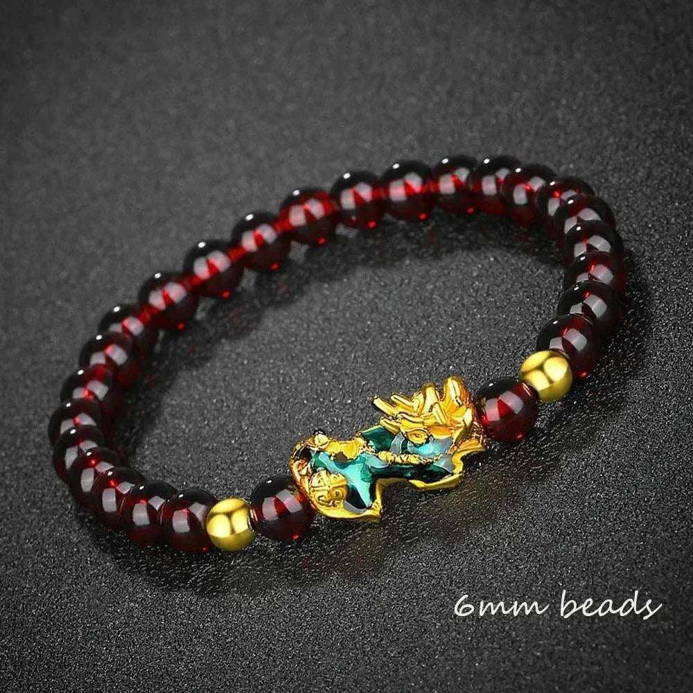 Feng Shui Wealth Obsidian Bracelet D