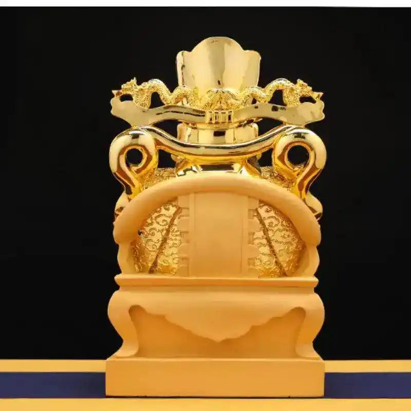 Chinese Style Lucky Fengshui God of Wealth Ornaments for Home Living Room Store Opening Gifts Sculptures Crafts