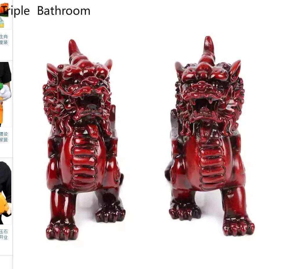 Xiupi Fengshui Decoration Zhenzhai Zhaocai Pixiu Home decoration accessories Resin Craft Gifts Gift for store opening