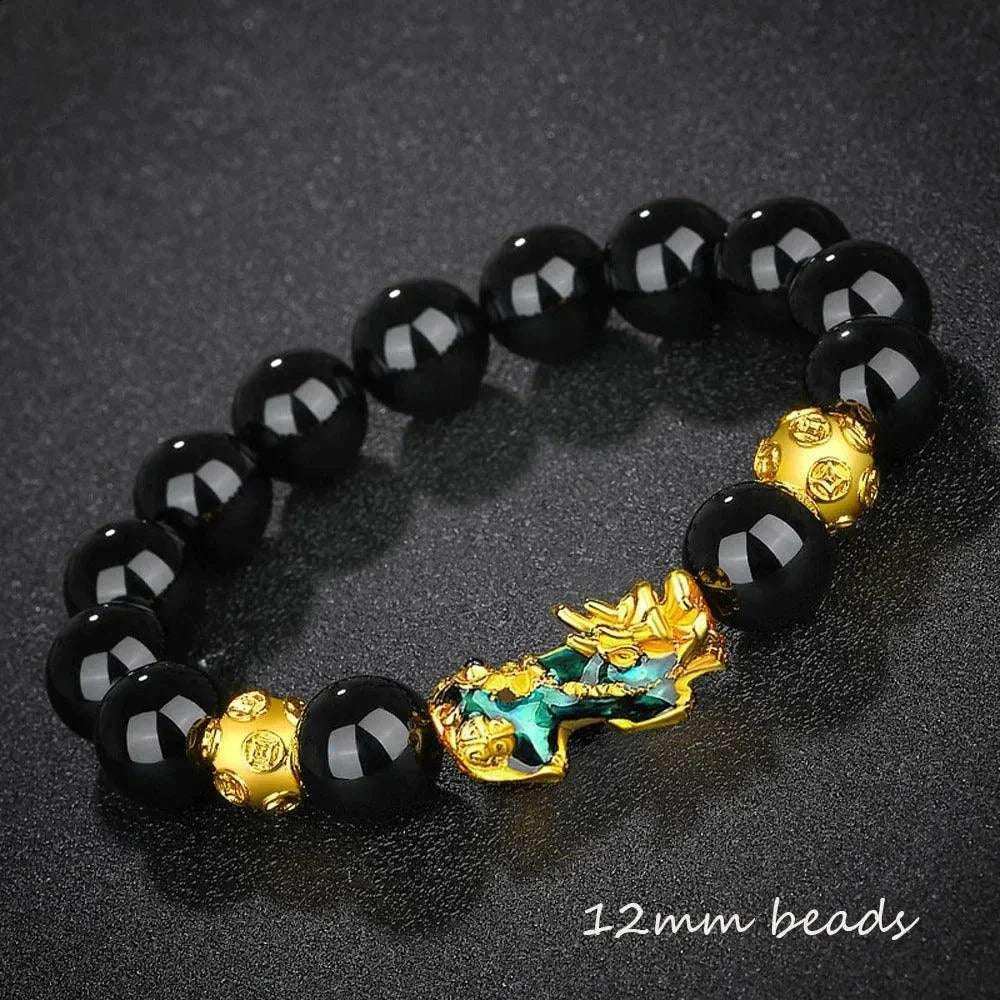 Feng Shui Wealth Obsidian Bracelet H