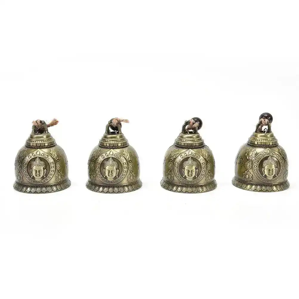 Lucky Feng Shui Wind Chime Buddha Bell for Home Car Blessing Decor